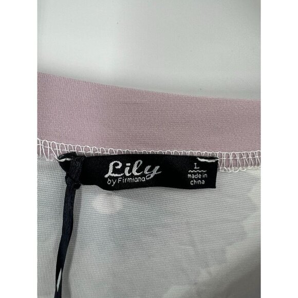 Lily By Firmiana Women Size L Bohemian Multicolor Ruffle Sleeve V-Neck Tunic Top - Picture 4 of 11